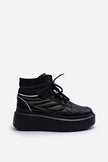 Valonne Leather Platform Trainers