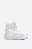 Valonne Leather Platform Trainers