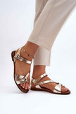 Sylvara Classic Leather Flat Sandals