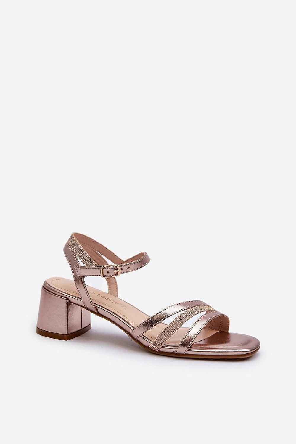 Sylviane Triple Strap Heel Sandals