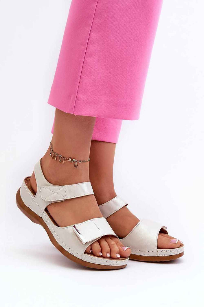 Lirevona Velcro Rise Platform Sandals