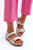 Lirevona Velcro Rise Platform Sandals