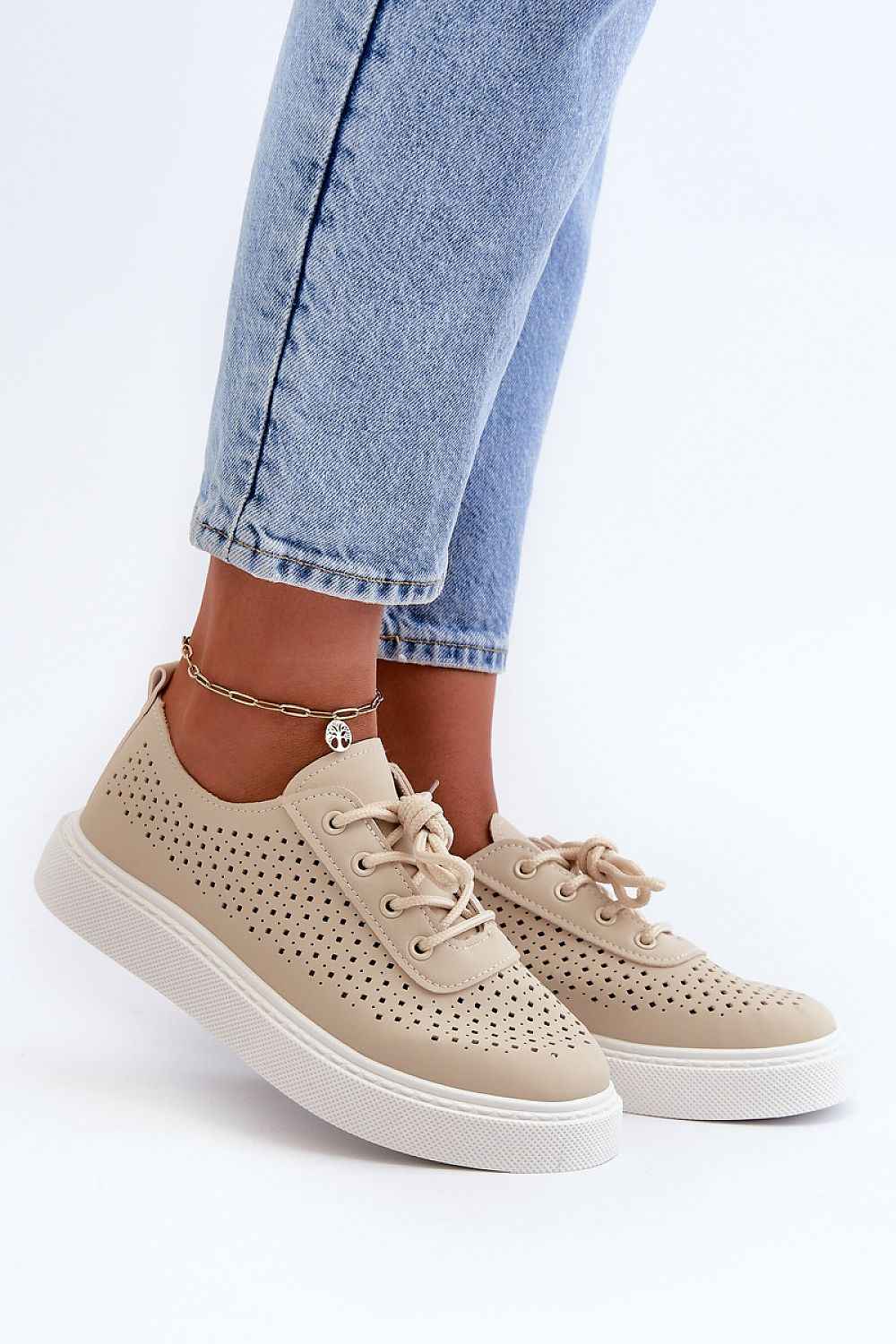 Ferossa Openwork Platform Sneakers