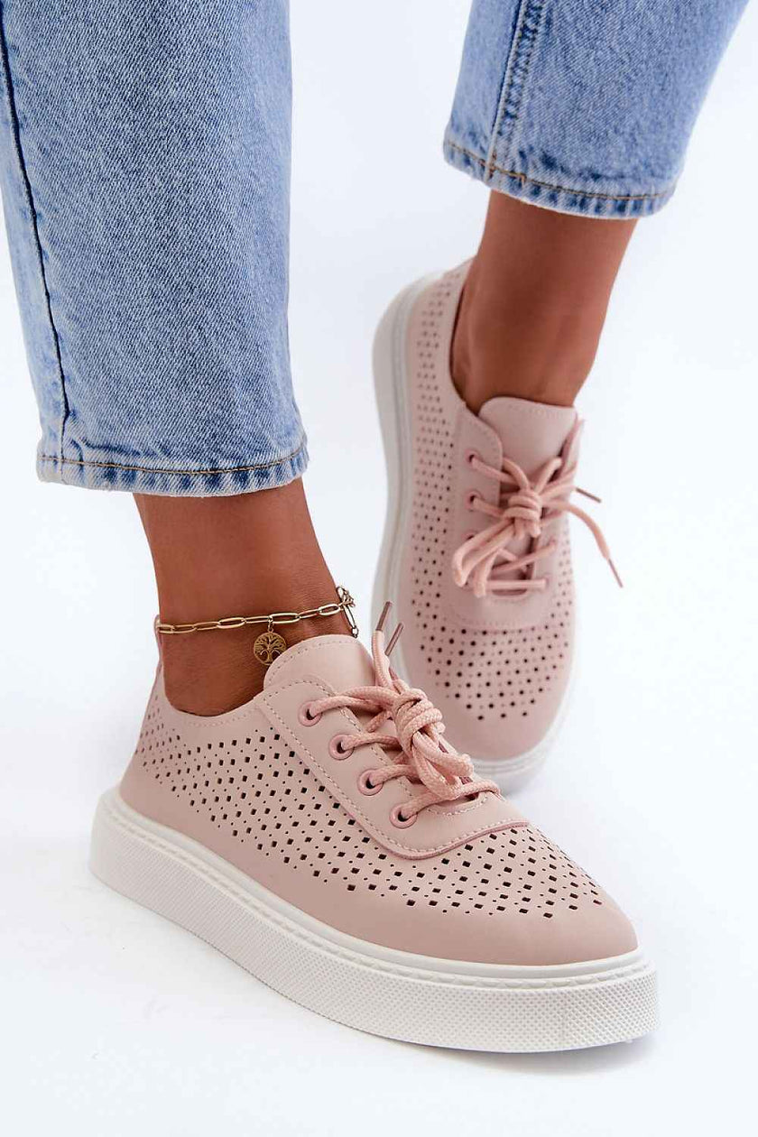 Ferossa Openwork Platform Sneakers