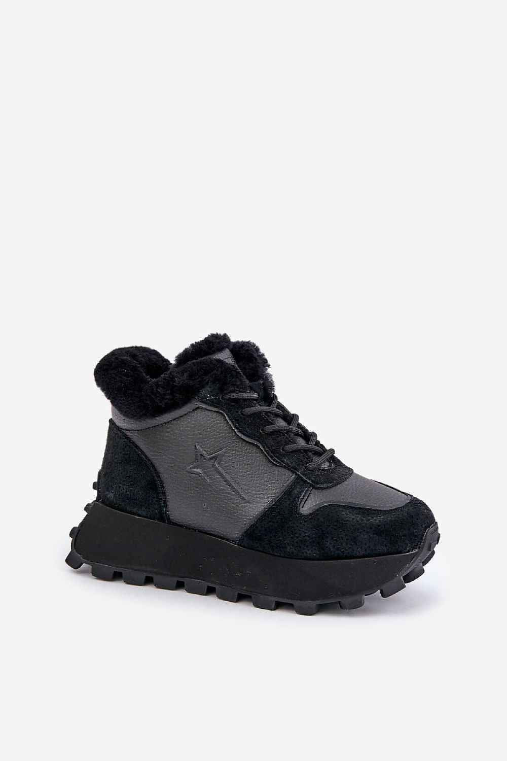 Alverra Winter Leather Sneakers