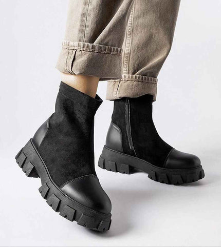 Trevaya Suede Platform Baggers