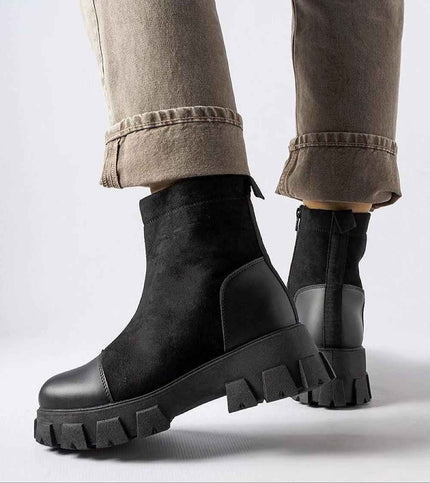 Trevaya Suede Platform Baggers