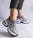 Lunvera Metallic Sport Style Sneakers