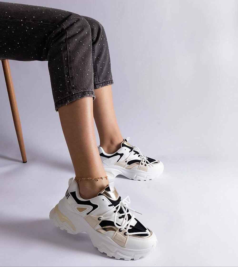 Selvyna Contrast Sport Sneakers