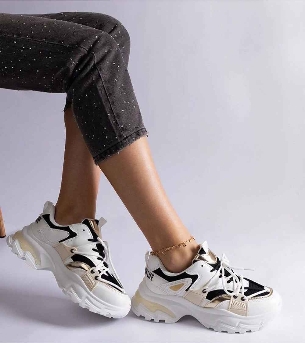 Selvyna Contrast Sport Sneakers