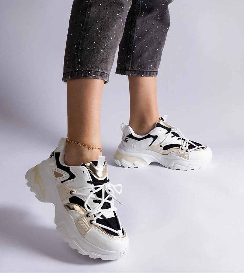 Selvyna Contrast Sport Sneakers
