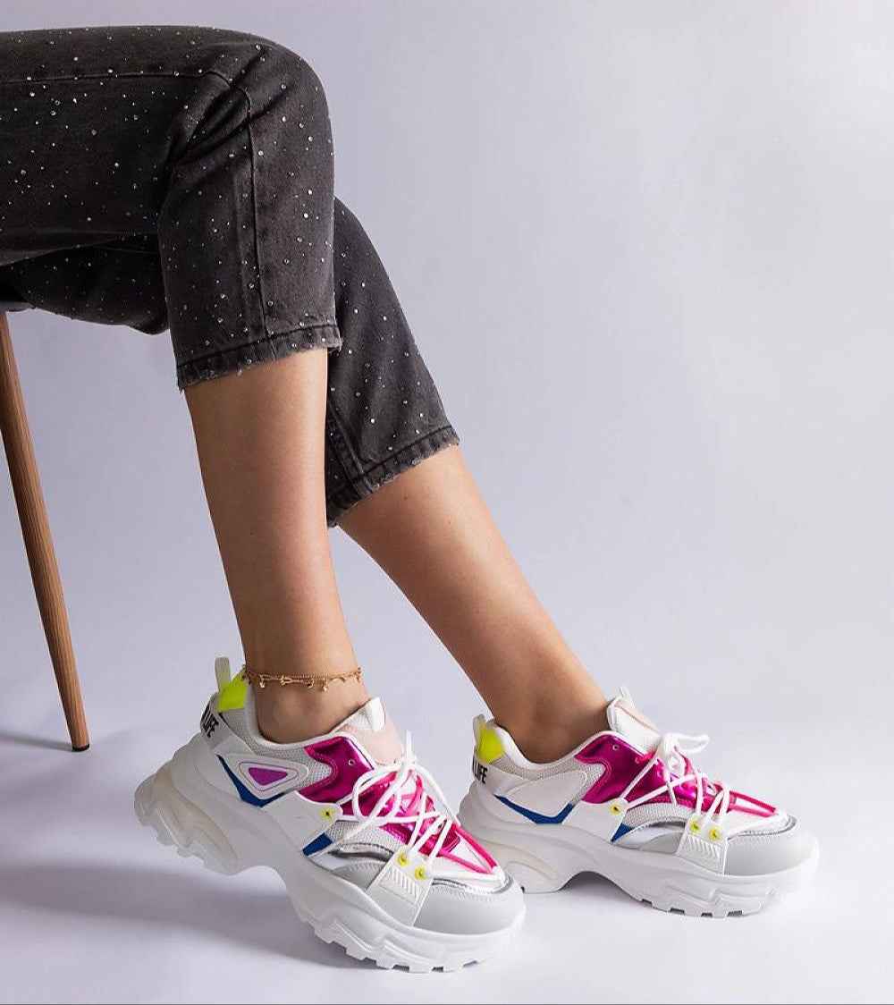 Selvyna Contrast Sport Sneakers