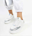 Norevia Silver-Edged Sneakers