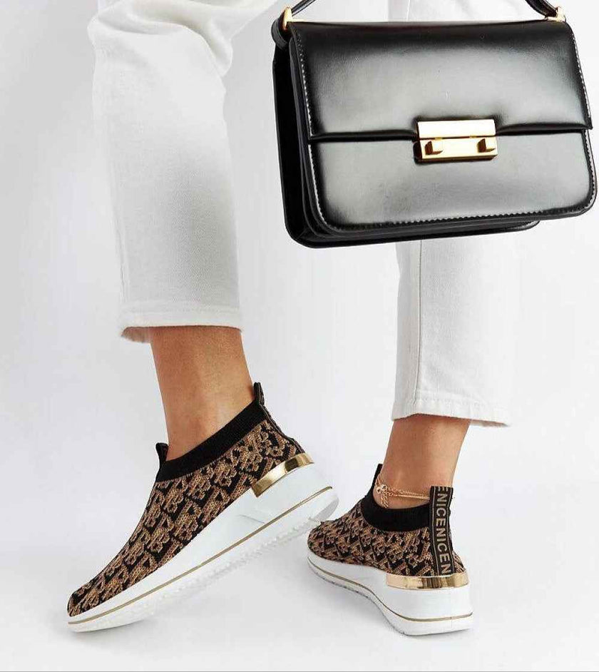 Marronza Slip-On Wedge Sneakers
