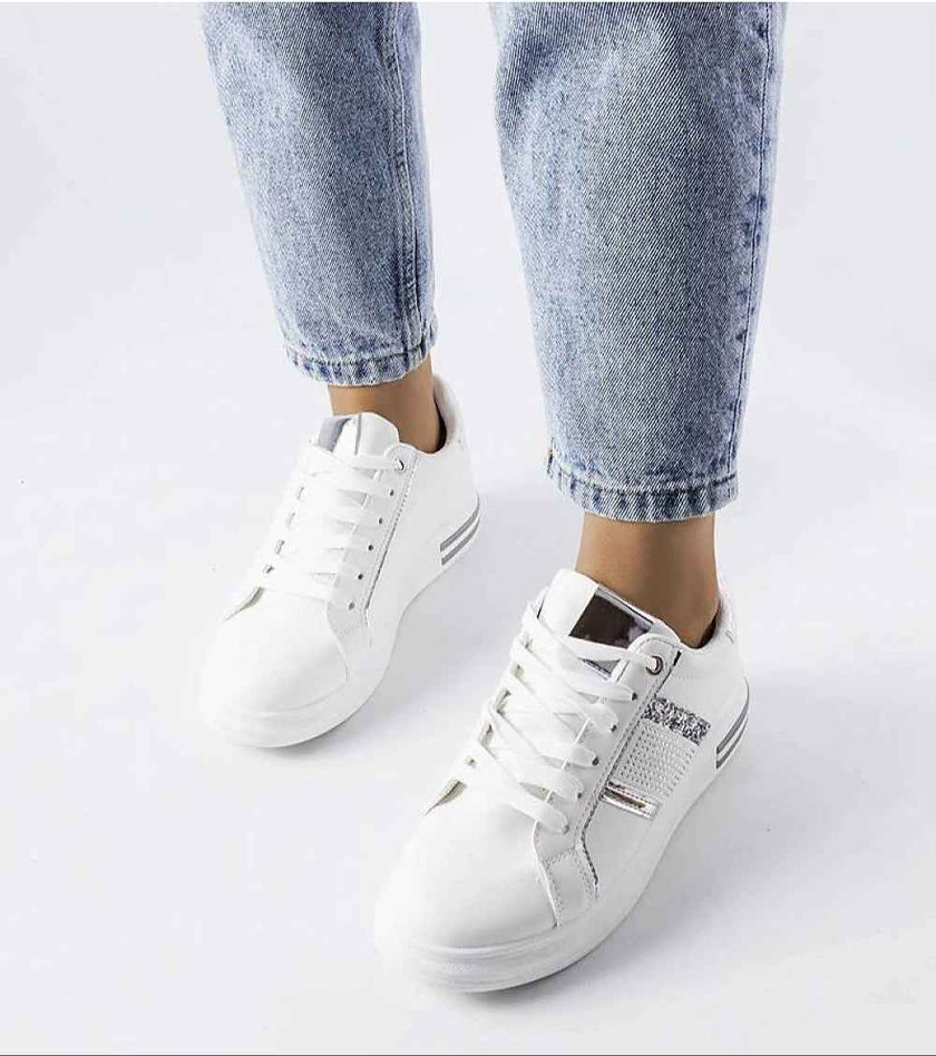 Meralla Rhinestone Platform Sneakers