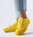 Revarya Woven Lace-Up Summer Sneakers