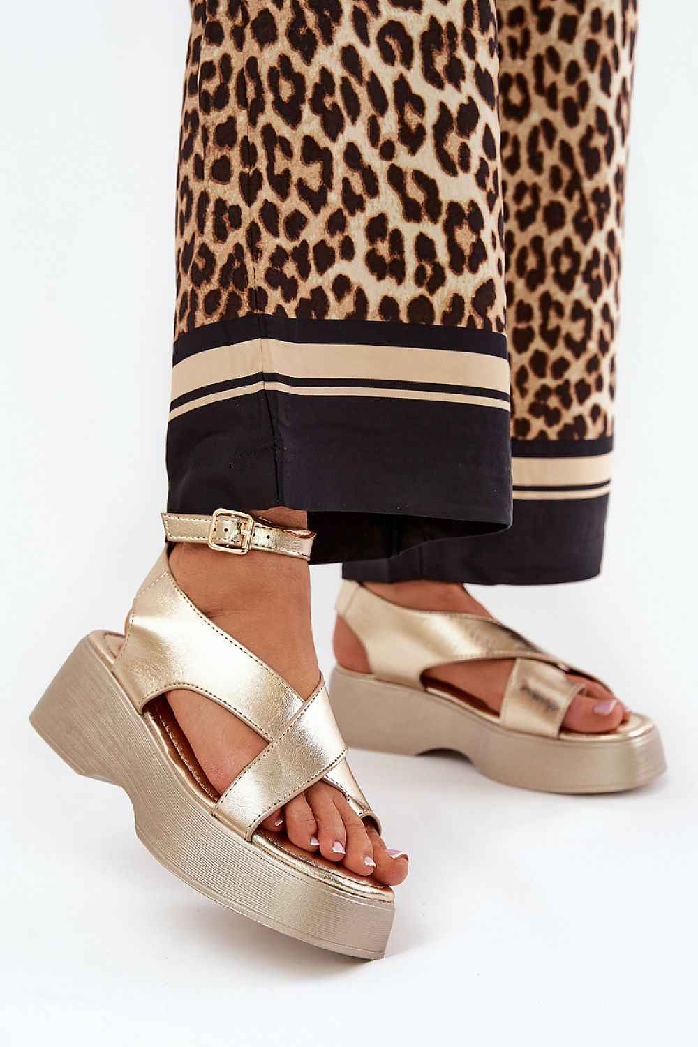 Lirianne Platform Buckle Sandals