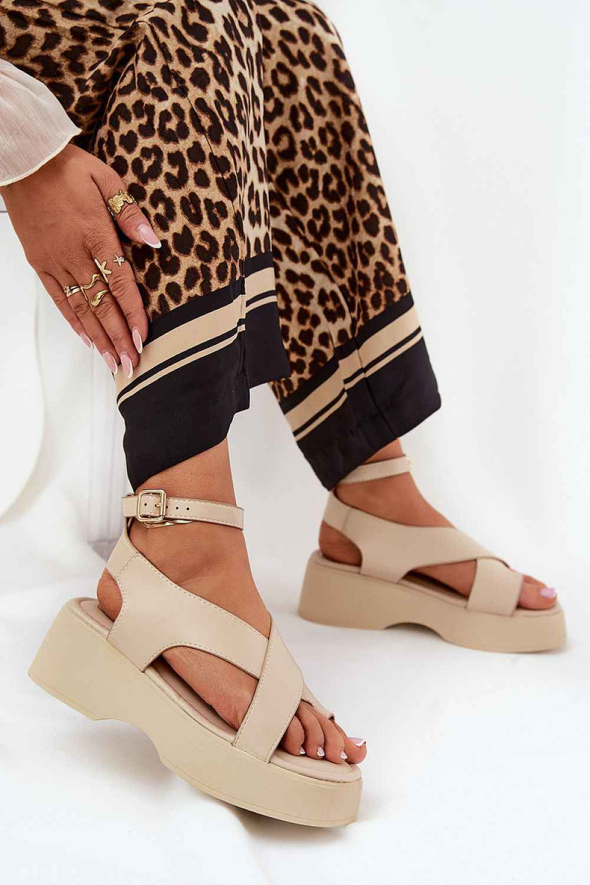 Lirianne Platform Buckle Sandals