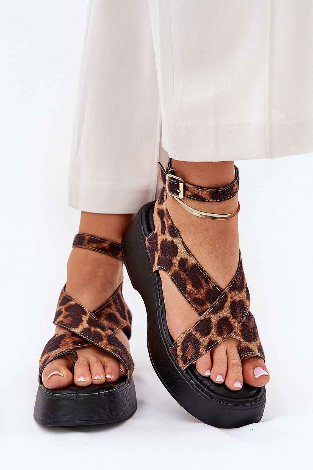 Lirianne Platform Buckle Sandals
