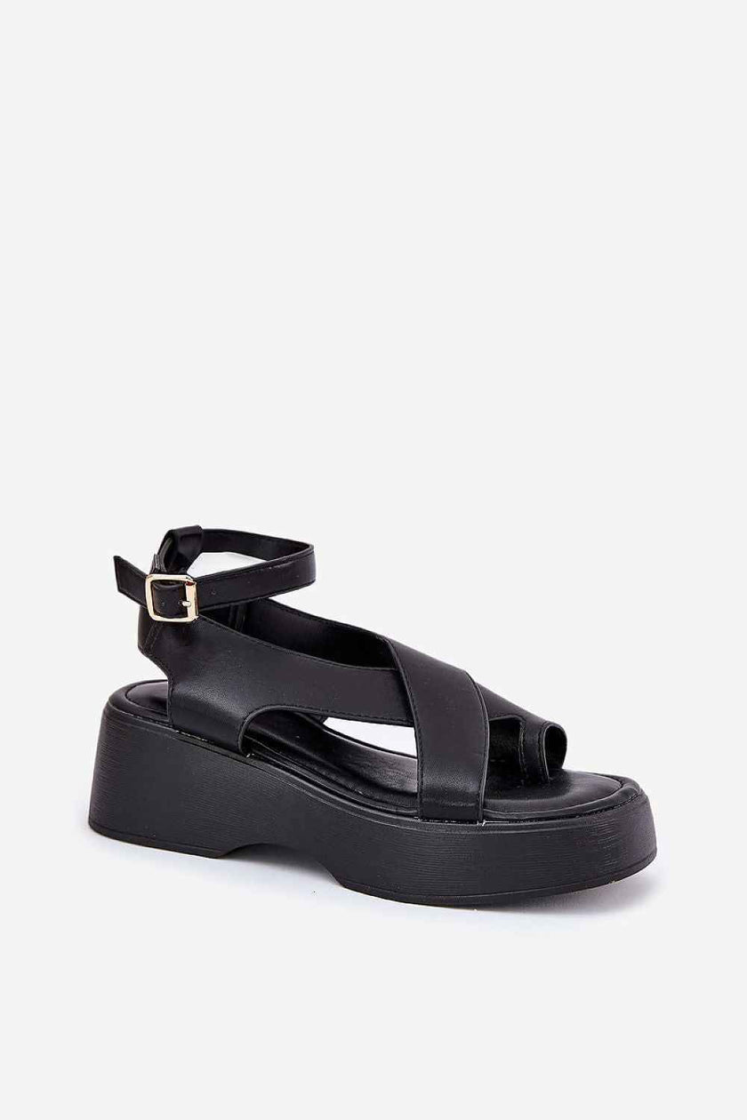 Lirianne Platform Buckle Sandals