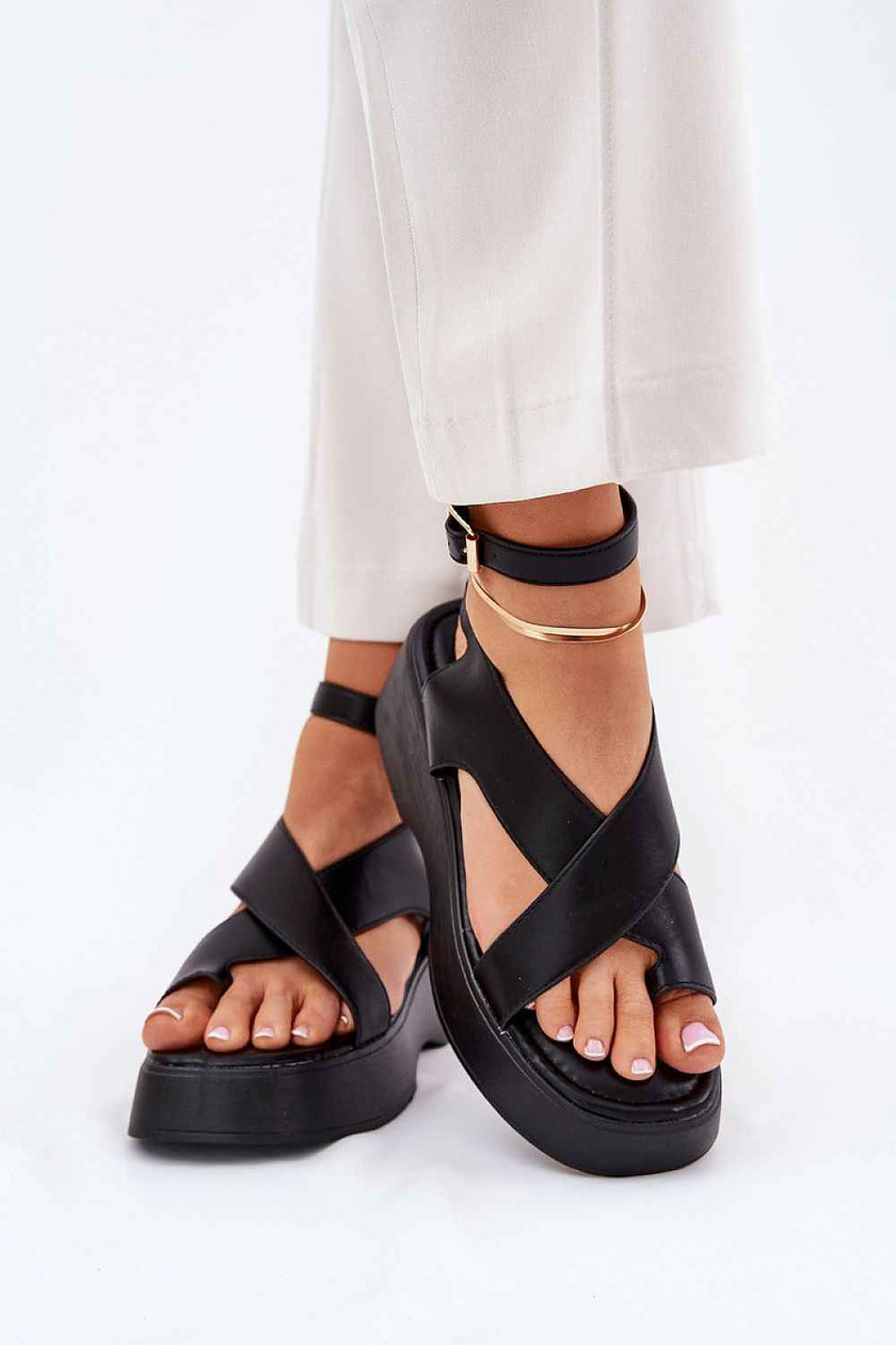 Lirianne Platform Buckle Sandals