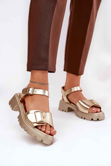 Talmera Buckled Platform Sandals