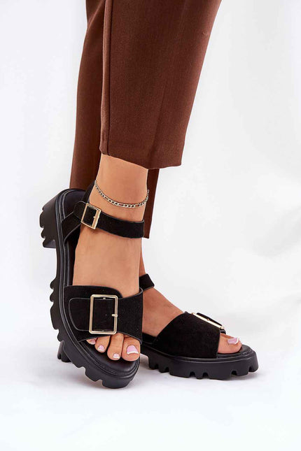 Talmera Buckled Platform Sandals