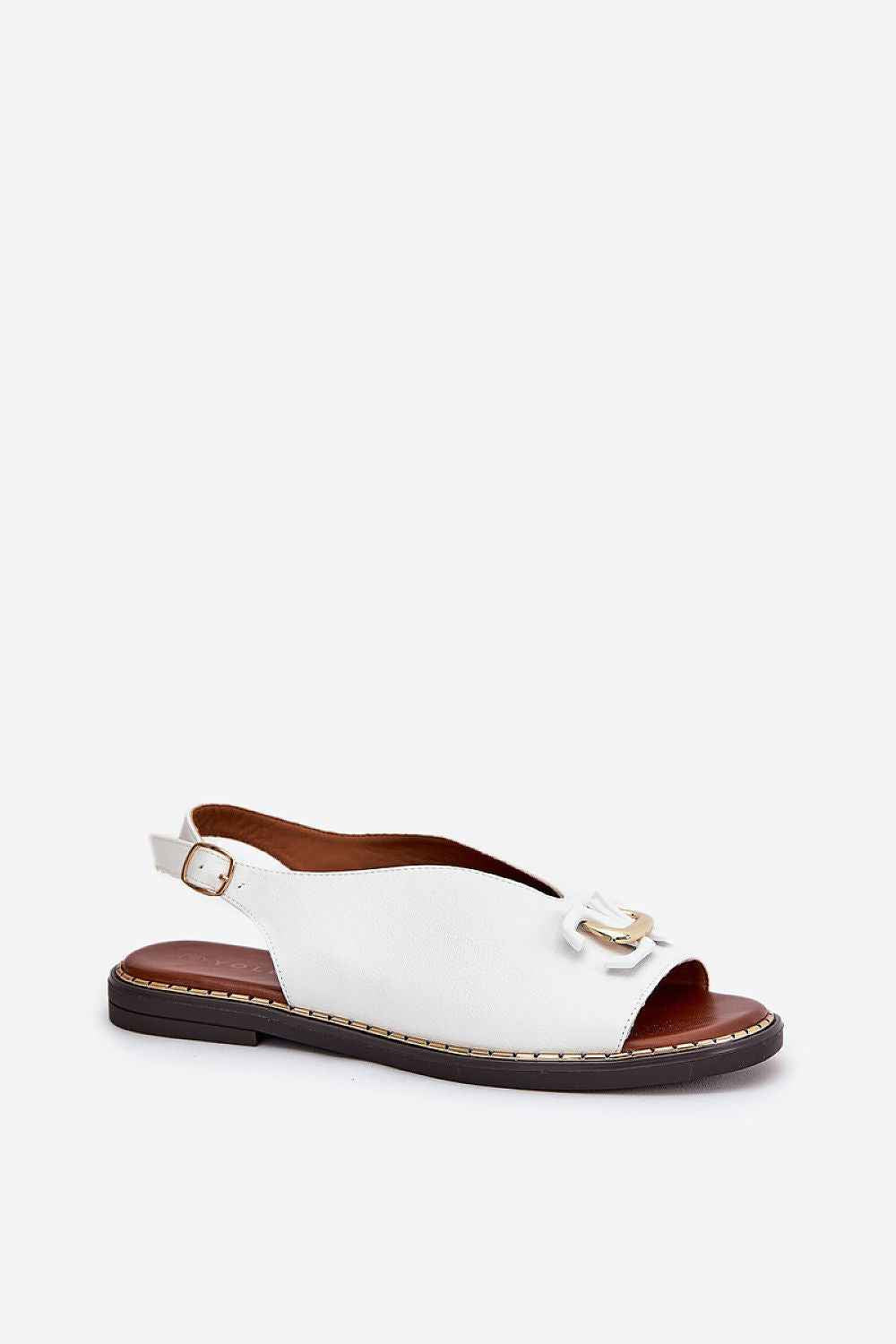 Almira Flat Eco-Leather Sandals