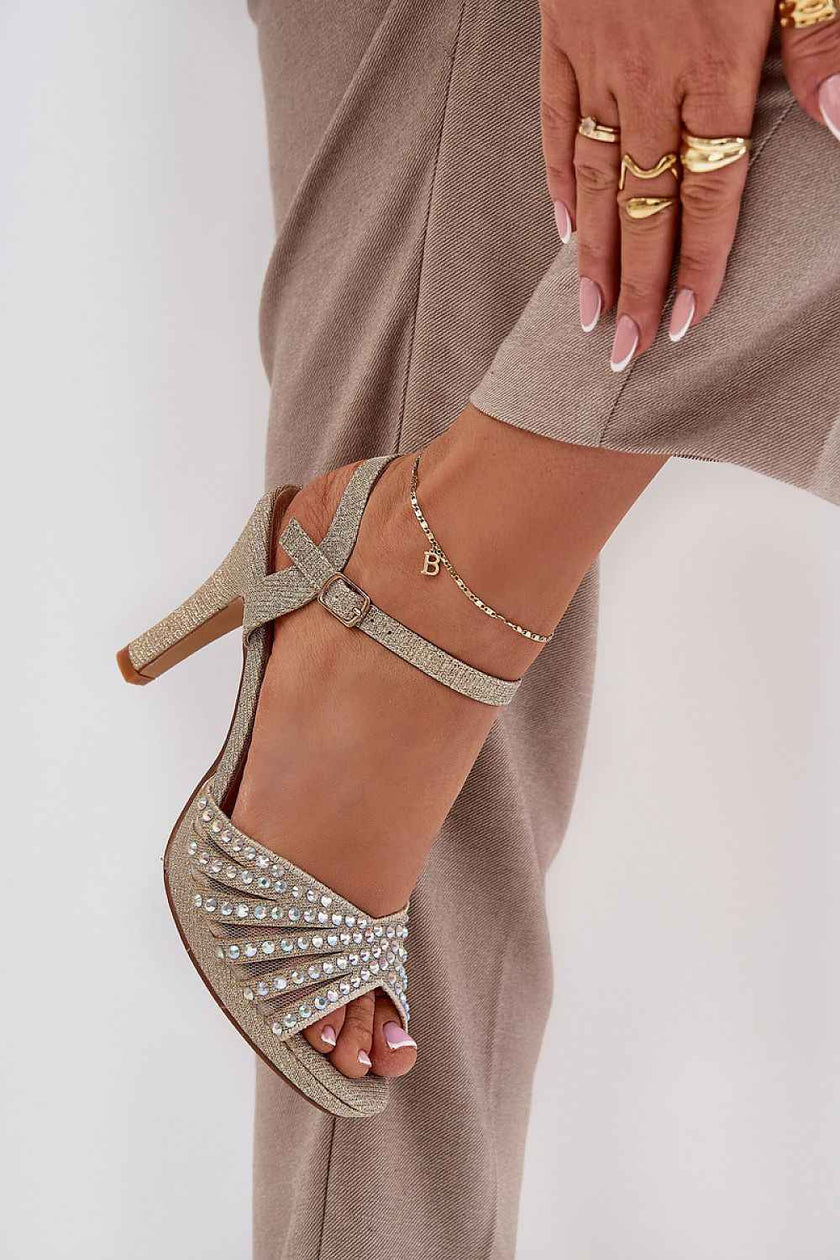 Ravenya Embellished Stiletto Sandals