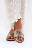 Shiraelle Shimmer Strap Sandals