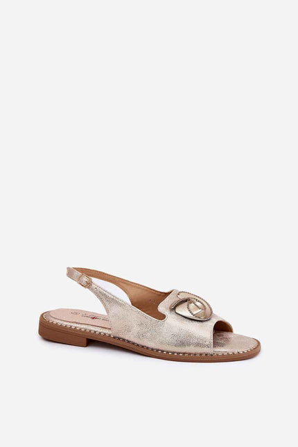 Shiraelle Shimmer Strap Sandals