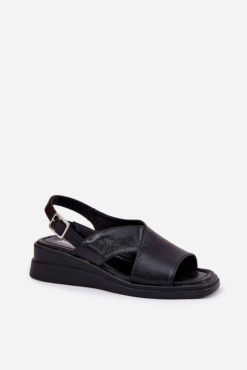 Veralisse Buckled Wedge Sandals