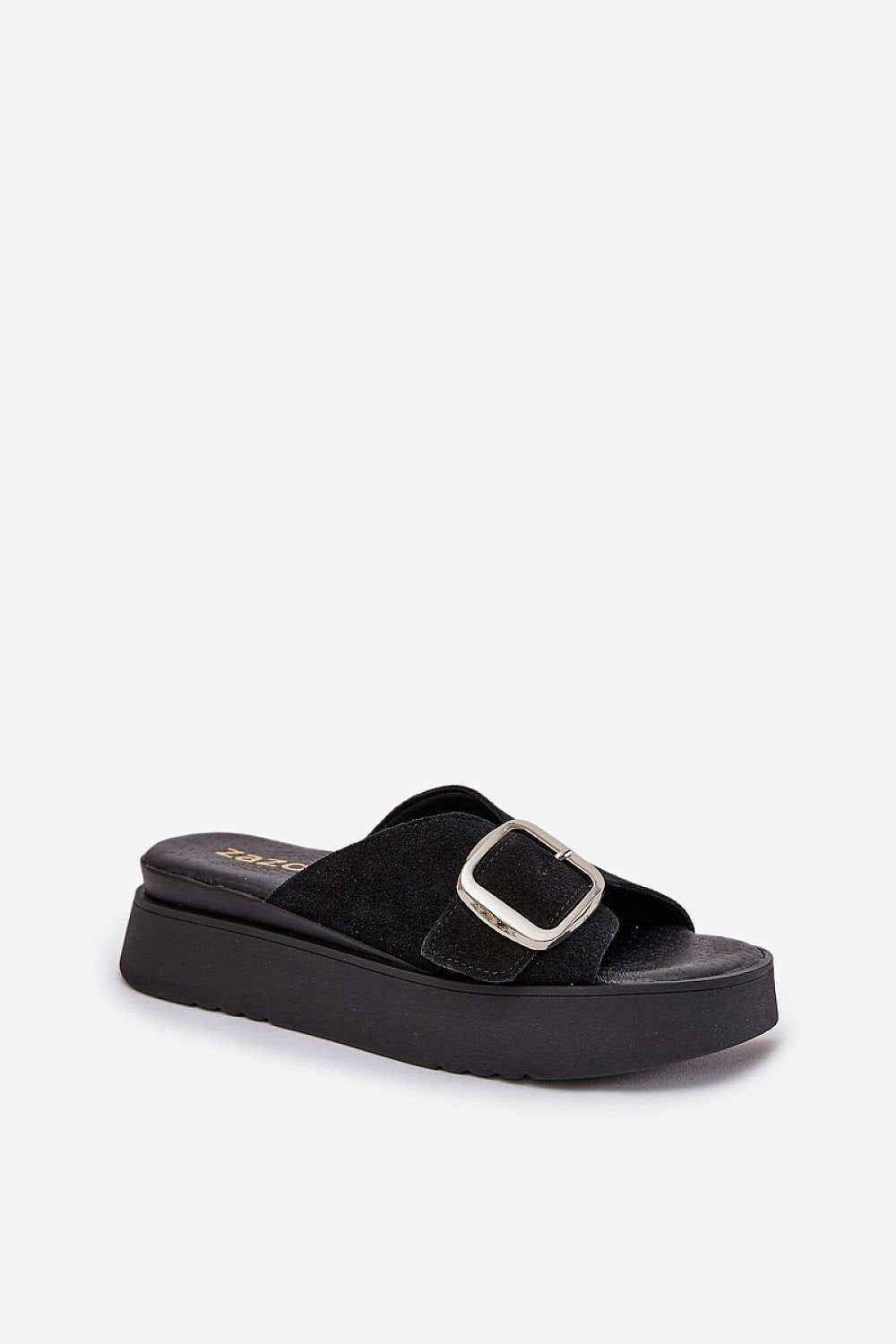 Solva Suede Platform Slides
