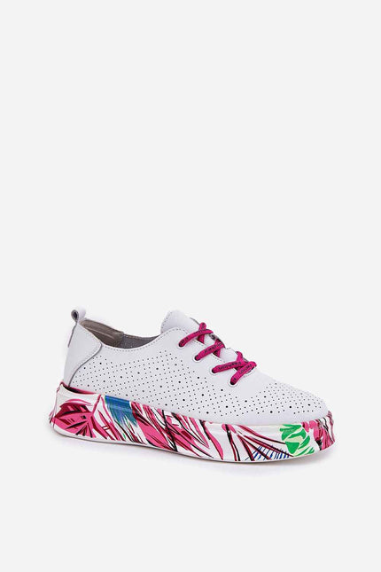 Lurevynn Patterned Platform Sport Shoes