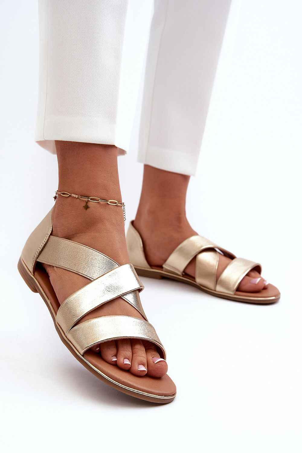 Zirella Elastic Strap Sandals