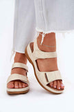 Lirevona Velcro Rise Platform Sandals