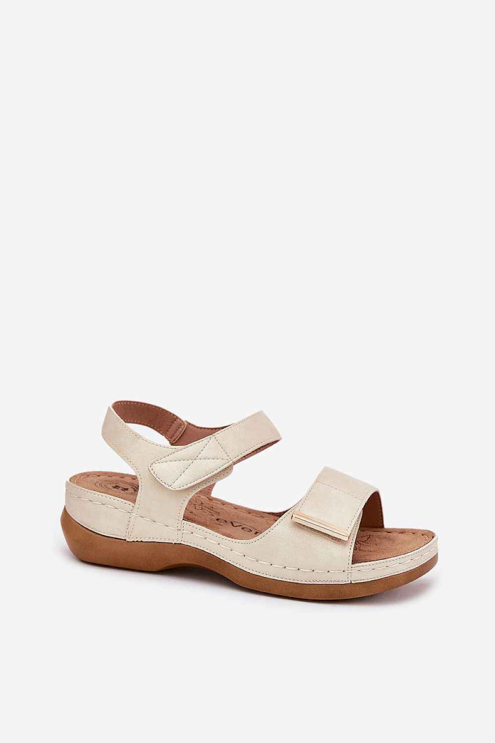 Lirevona Velcro Rise Platform Sandals