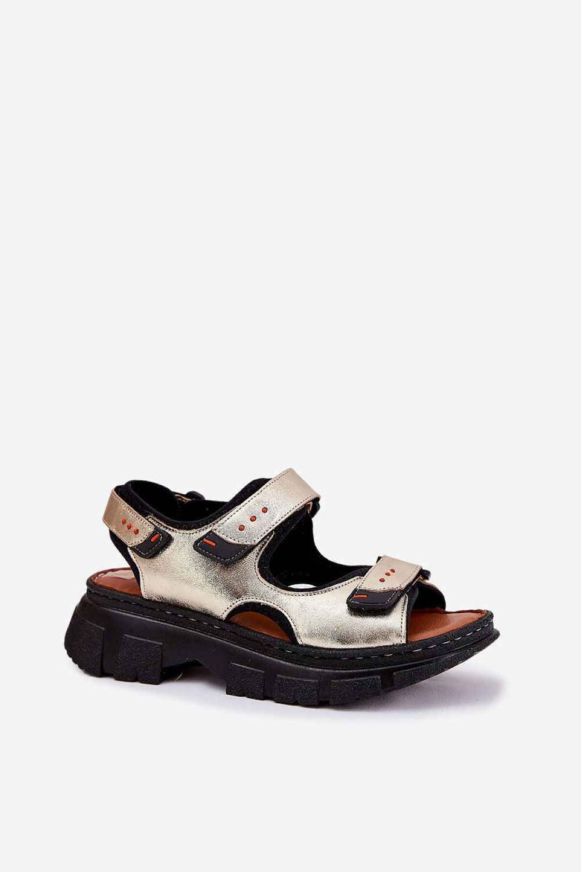 Teravelle Sport Leather Velcro Sandals
