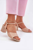 Veranisse Column Heel Sandals