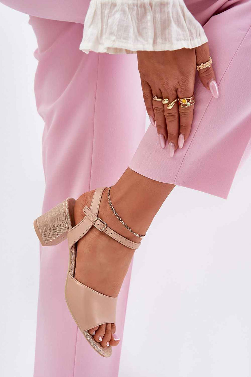 Veranisse Column Heel Sandals