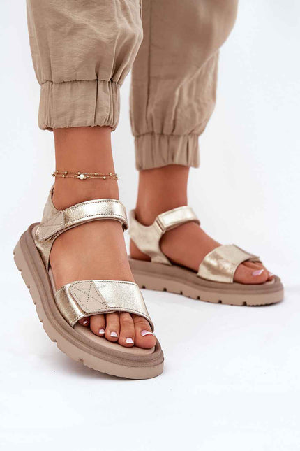 Lirasha Leather Platform Sandals