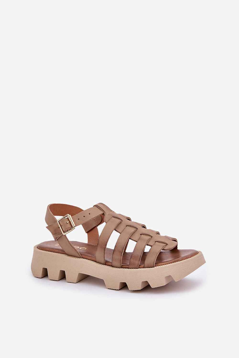 Rovenne Studded Platform Leather Sandals