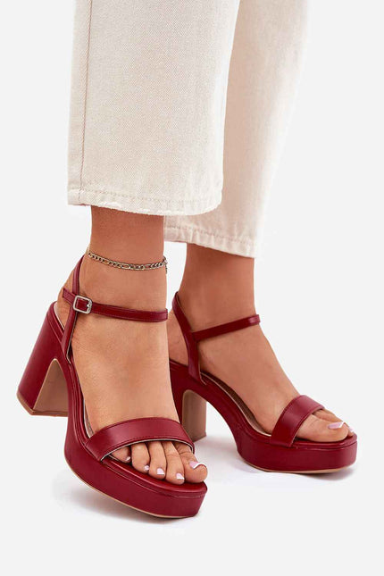 Zafirelle Block-Heel Evening Sandals