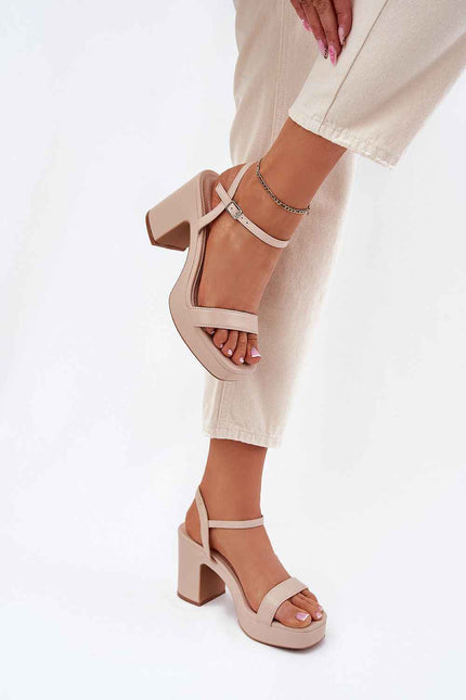 Zafirelle Block-Heel Evening Sandals