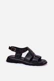 Lunarelle Low Heel Leather Sandals