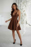 Short dress model 221601 Bicotone