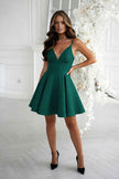 Short dress model 221601 Bicotone