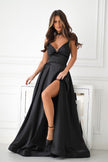  Long dress model 221609 Bicotone 
