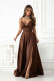 Long dress model 221607 Bicotone
