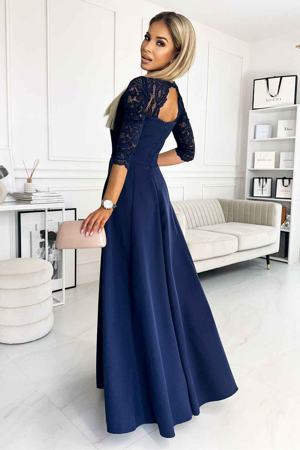 Long dress model 171435 Numoco